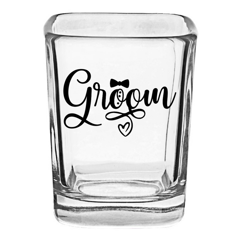 Groom Shot Glass