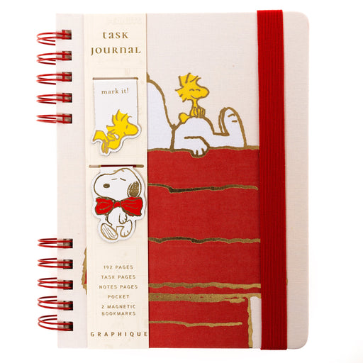 Peanuts Fabric-Bound Task Journal