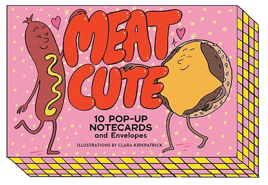 Meat Cute - 10 Pop-Up Notecards and Envelopes