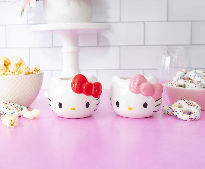 Hello Kitty Kitty Face Pink 3.5oz Sculpted Cup