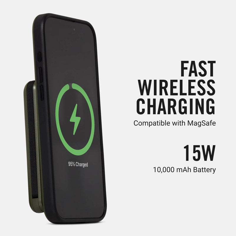 Ridge Power Bank - 10k mAh - Matte Olive: Matte Olive