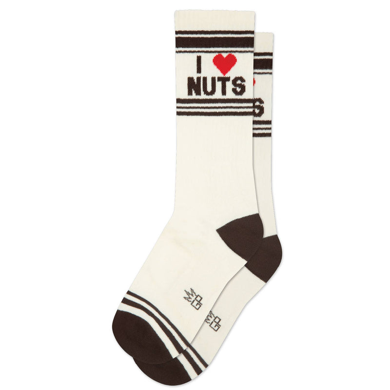 I ❤️ Nuts Gym Crew Socks