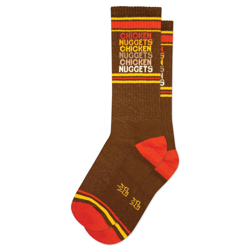 Chicken Nuggets Gym Crew Socks