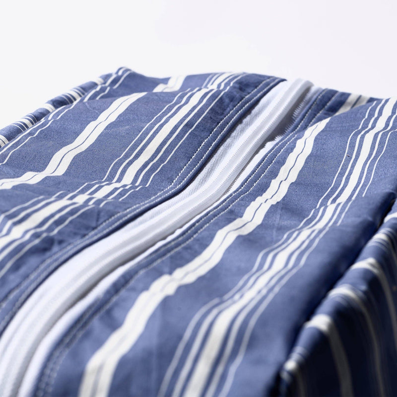 Shirt Fabric School Bag: Stripe A
