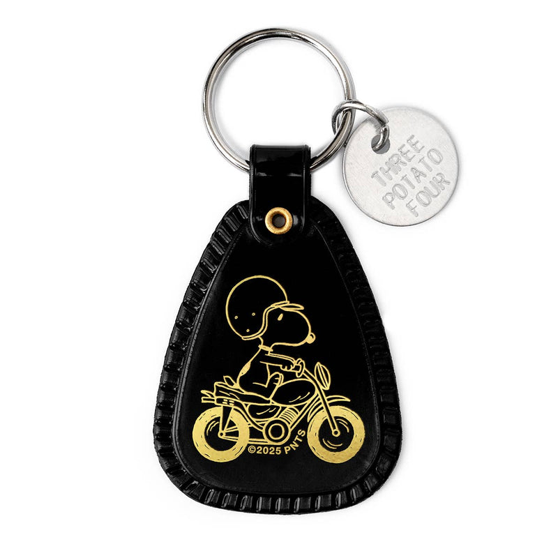 3P4 x Peanuts® - Snoopy Motorcycle Saddle Keychain