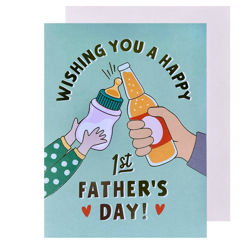 Cheers First Father's Day Card