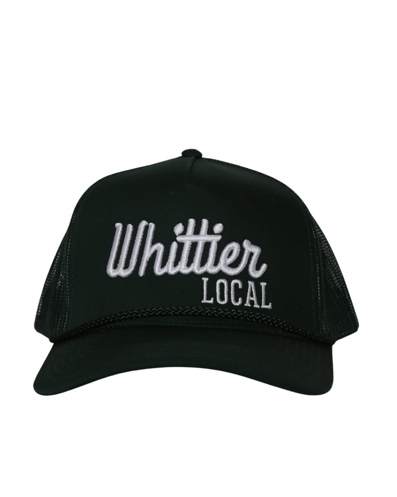 Whittier Local A-Frame Rope Trucker Embroidered Hat