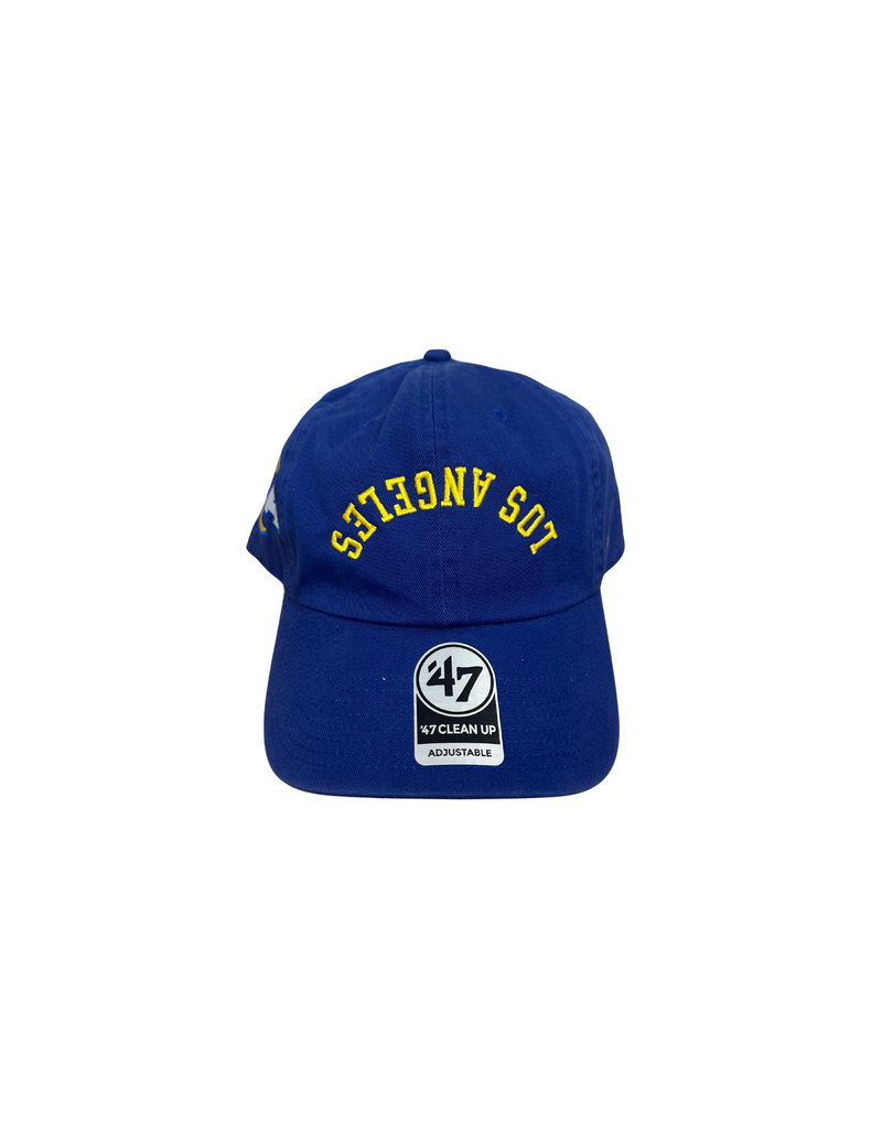 Los Angeles Rams Royal Flip Script '47 Clean Up Hat w/SE
