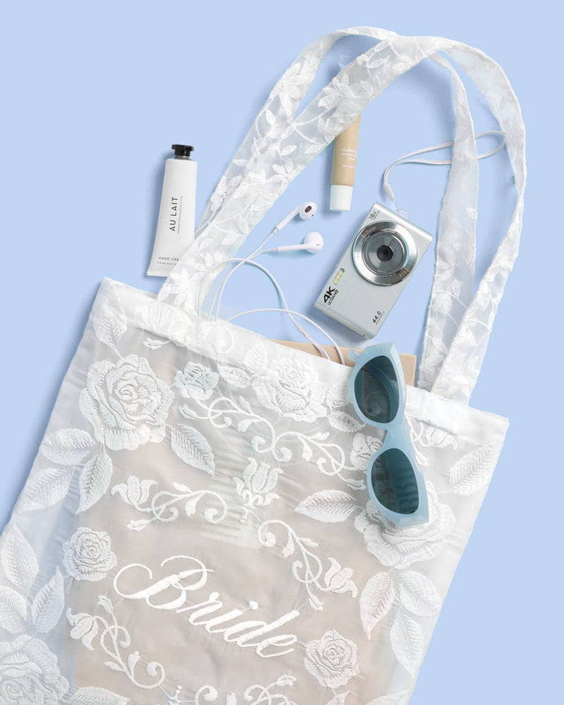 Bride Lace Tote