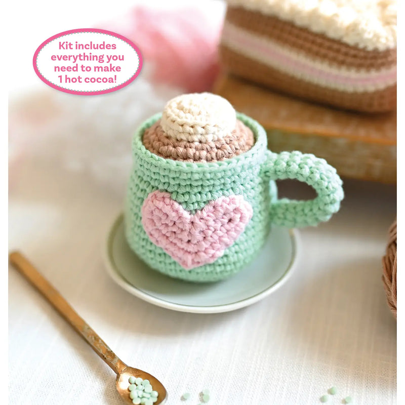 Crochet Café Amigurumi Kit Hot Cocoa