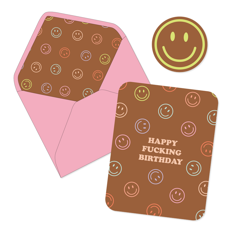 Happy Fucking Birthday Card