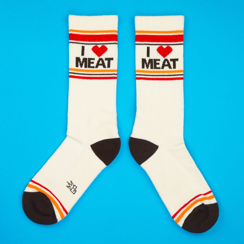 I ❤️ Meat Gym Crew Socks