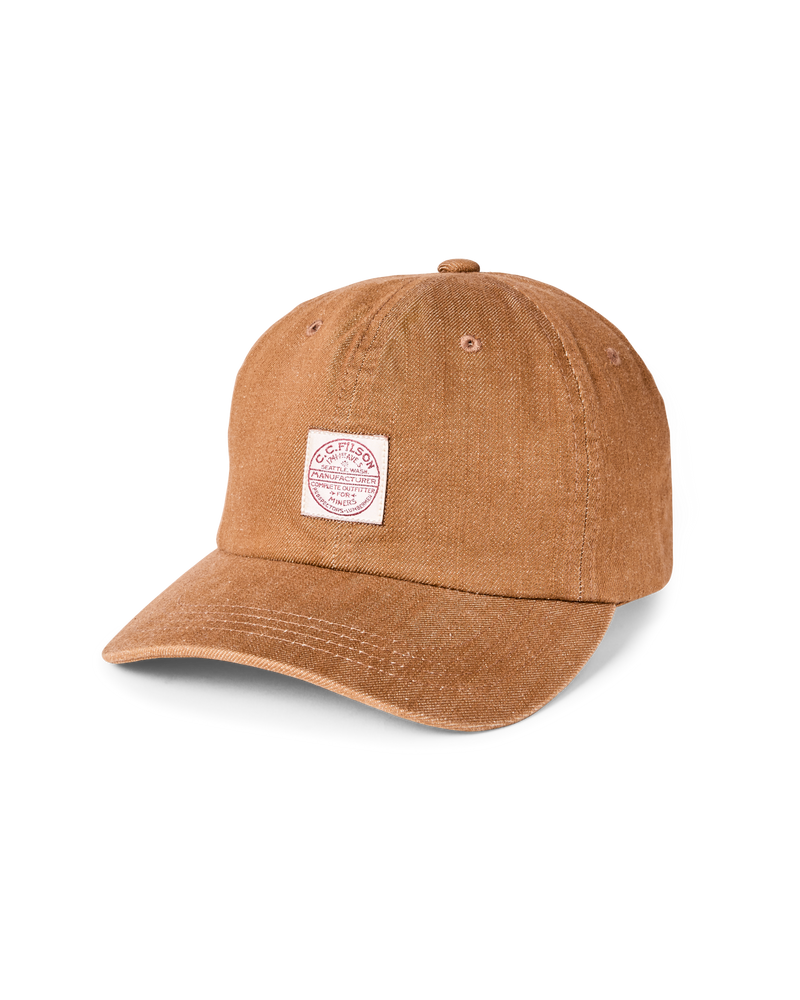 Filson 9.5-oz Denim Cap in Harvest Tan