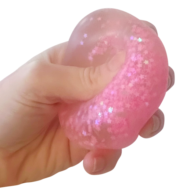 Zorbitz Marshmello Sparkle Squishy Ball