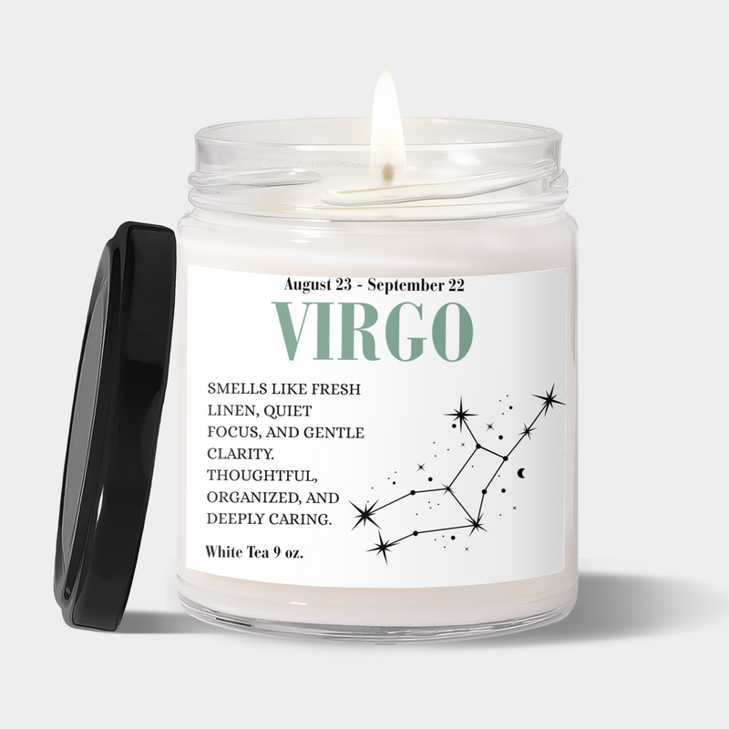 Virgo 9oz Zodiac Candle