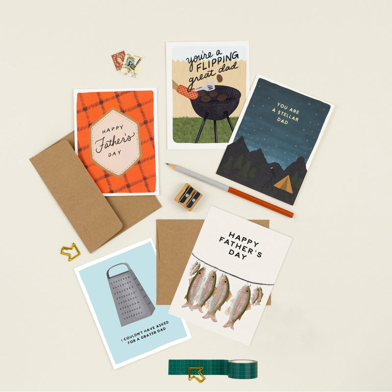 Father'S Day Trout | Father'S Day Card | Fishing Card