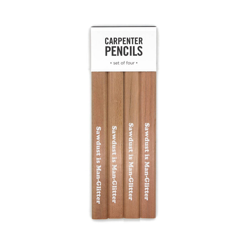 Man Glitter Carpenter Pencil Set