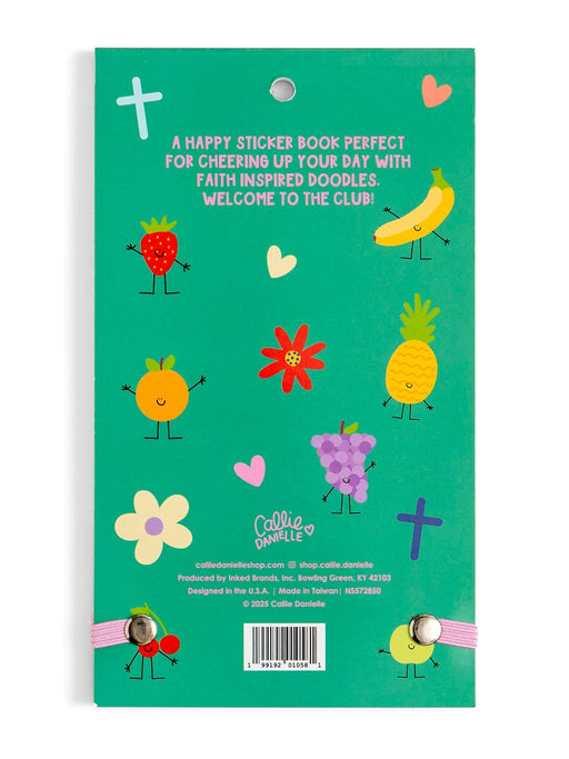 Happy Sticker Club sticker book interior pages