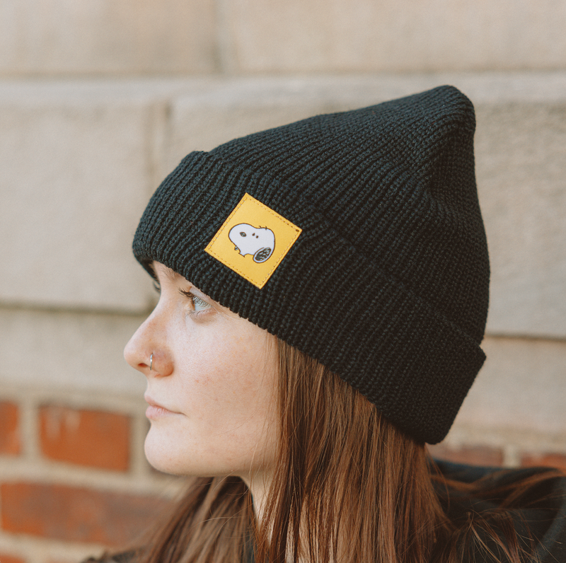3P4 x Peanuts® | Snoopy Beanie | Black