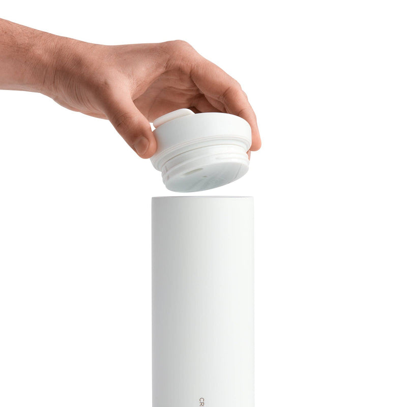16oz Nomad Flip Tumbler - White: White