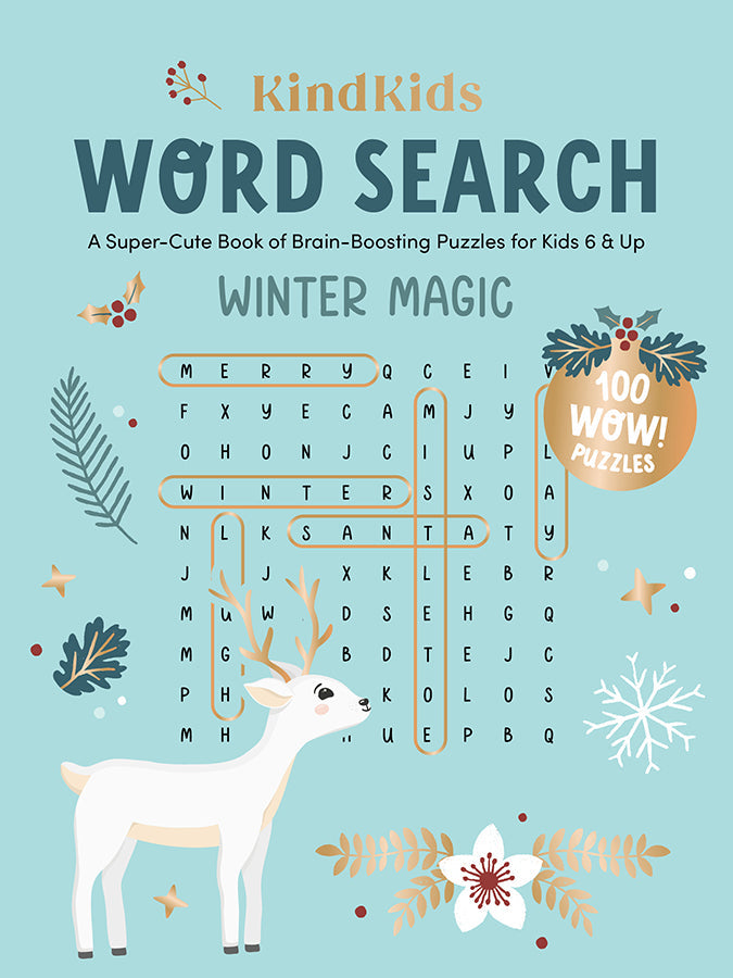 KindKids Word Search Winter Magic book cover