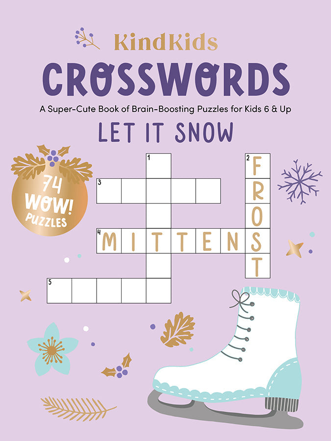 KindKids Crosswords Let It Snow book cover
