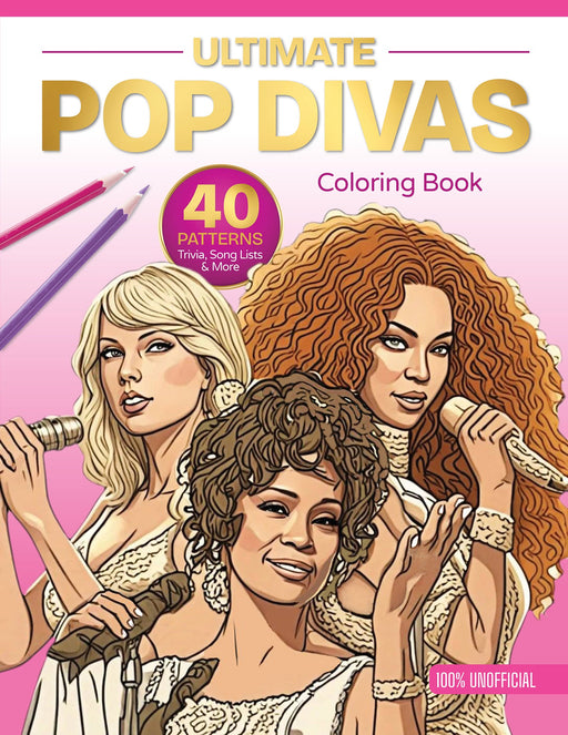 Ultimate Pop Divas Coloring Book cover