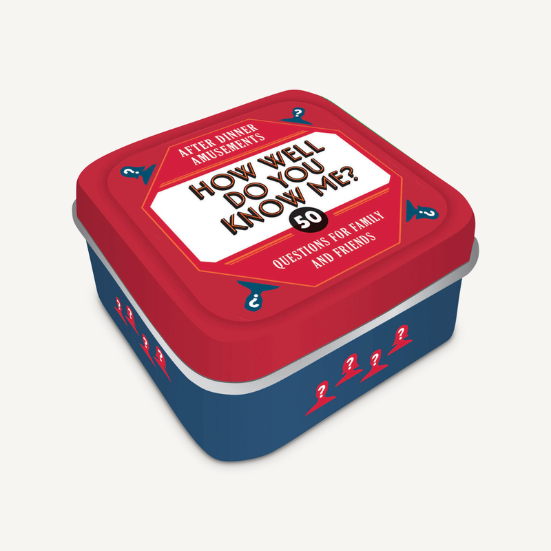 After Dinner Amusements: How Well Do You Know Me? 50 Questions for Family and Friends