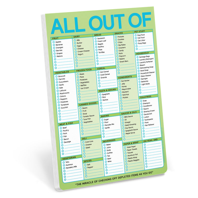 All Out Of Pad with Magnet (Pastel Version)