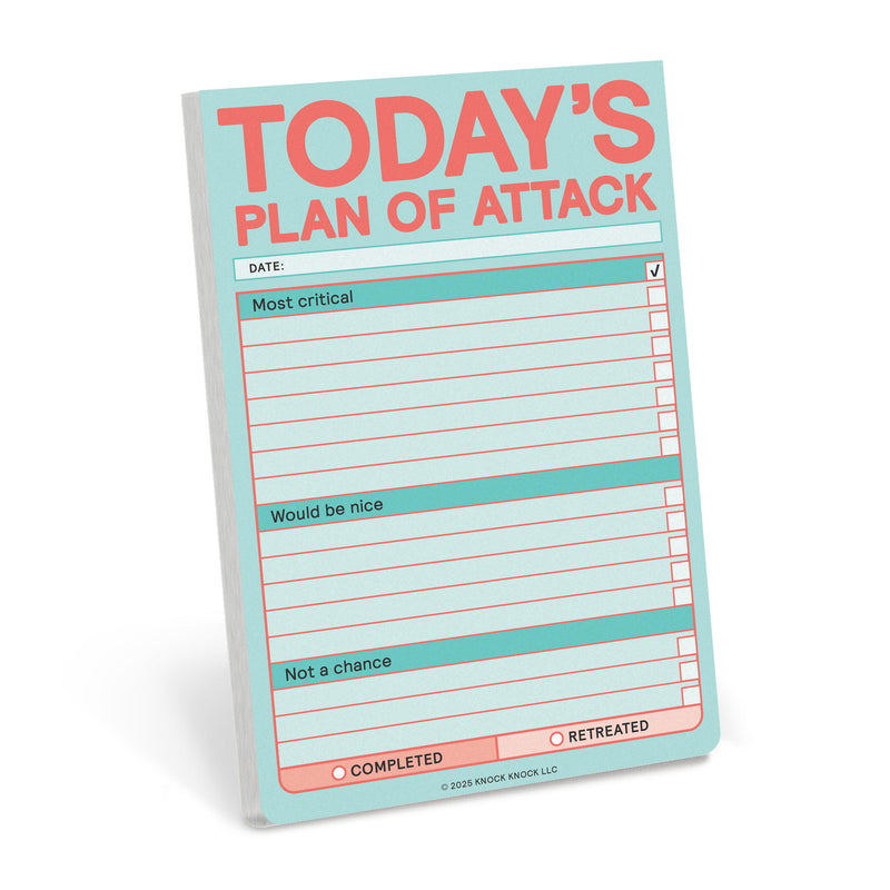 Today's Plan of Attack Great Big Sticky Note (Pastel)