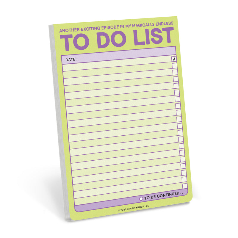 (Another Episode in My Magically Endless) To Do List