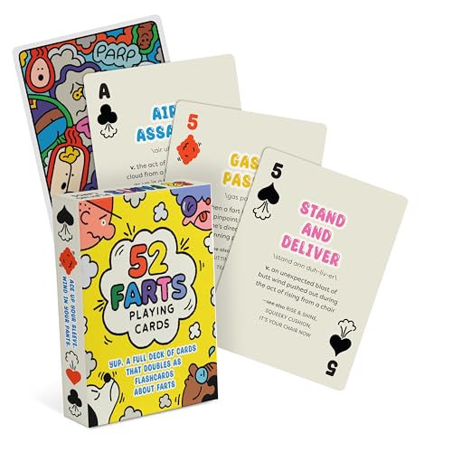 52 Farts Playing Cards