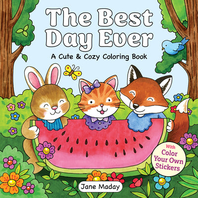The Best Day Ever coloring book cover