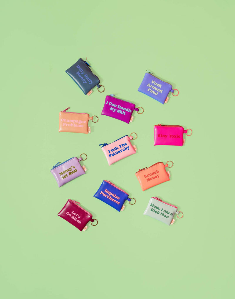 Colorblock Penny Key Ring: I'm Just A Girl