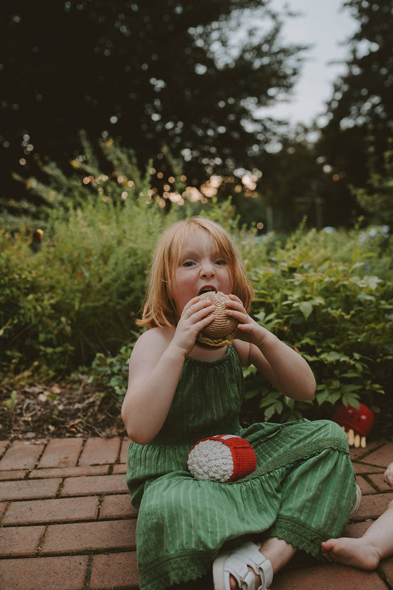 Pretend Play Food Rattle - Classic Burger 🍔