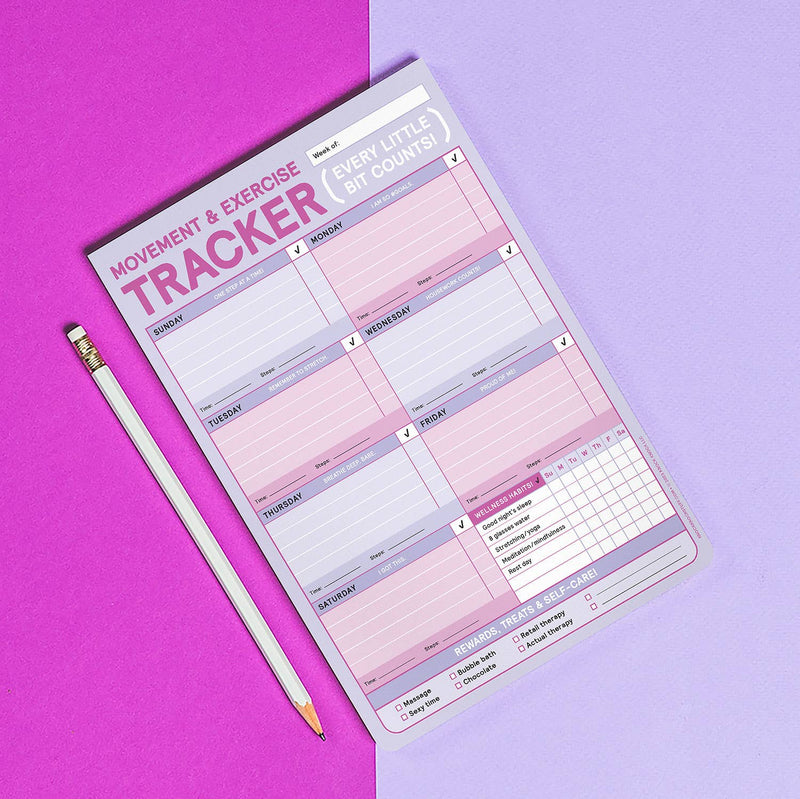 Movement & Exercise Tracker Big & Sticky Notepads — LOCAL FIXTURE