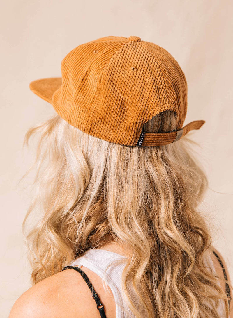 Tacos Chainstitch Rust Corduroy Hat, Western