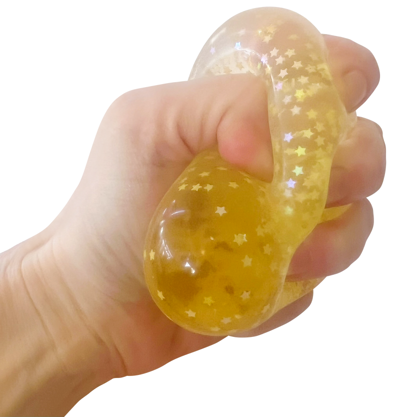 Zorbitz Marshmello Sparkle Squishy Ball