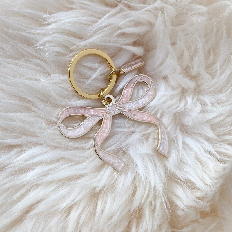 Bow Enamel Keychain