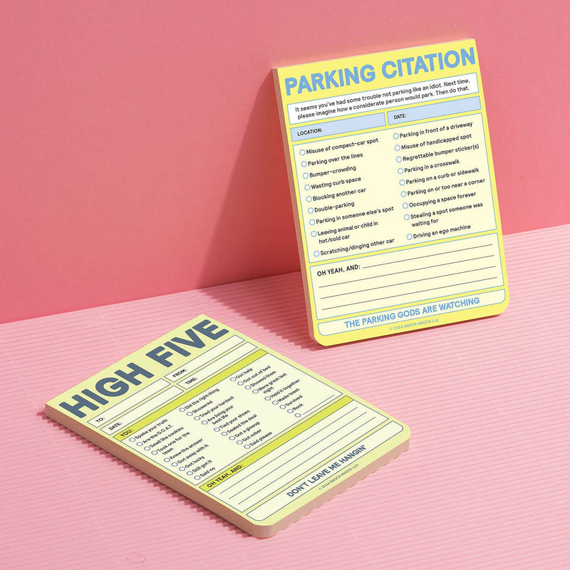 High Five Nifty Note Pad (Pastel Version) — LOCAL FIXTURE
