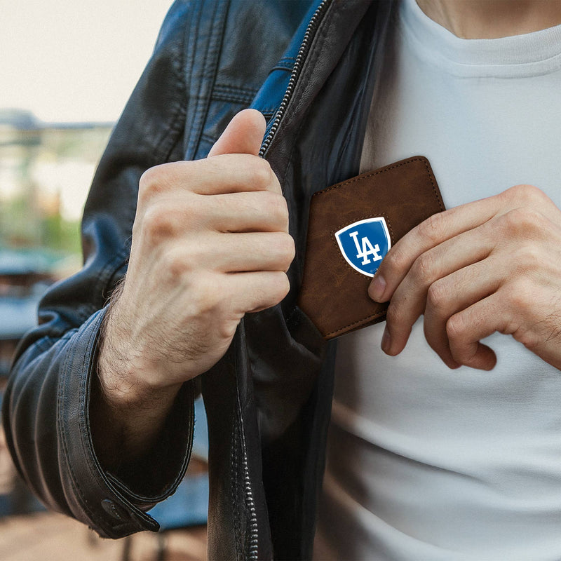 MLB Los Angeles Dodgers Shield Wallet: Black