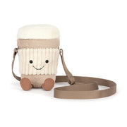 Jellycat Amuseables Perkle Coffee Shoulder Bag - view 4