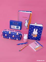 Miffy Dreamy Petals Hardcover Notebook with Enamel Bookmark