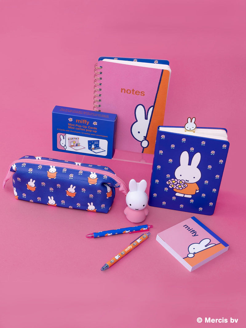 Miffy Dreamy Petals Hardcover Notebook with Enamel Bookmark