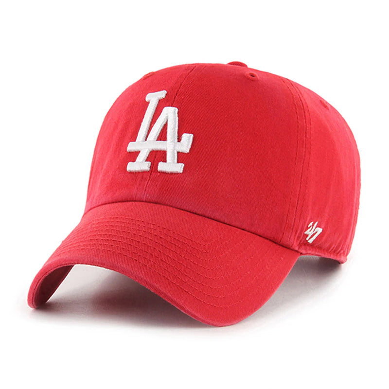 LA Dodgers 47 Clean Up w/ No Loop Label | Red
