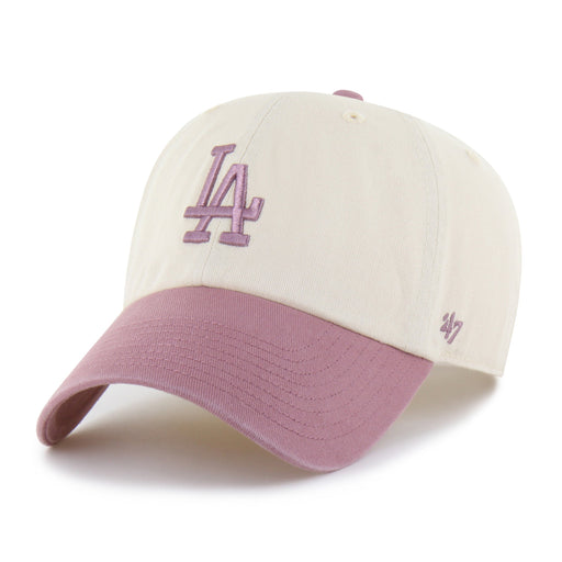 Dodgers Natural Two-Tone Pink