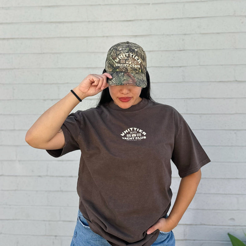 Heavy Faded Whittier Yacht Club Nautical Flag T-shirt