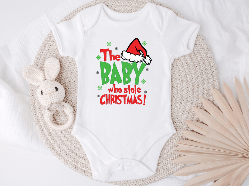 Baby Who Stole Christmas Onesie