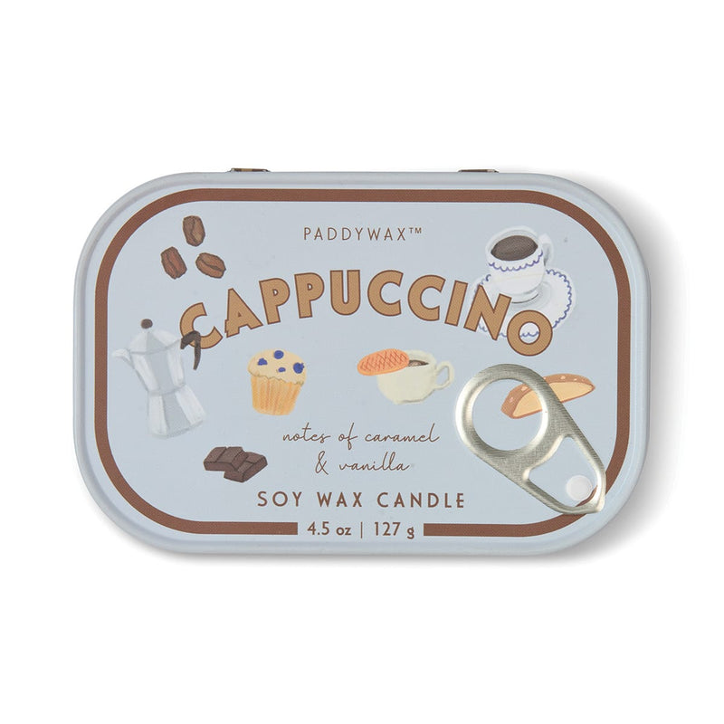 Cappuccino Bistro 4.5 oz tin candle