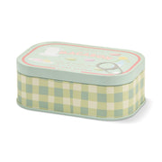 Macaron Bistro tin candle with lid